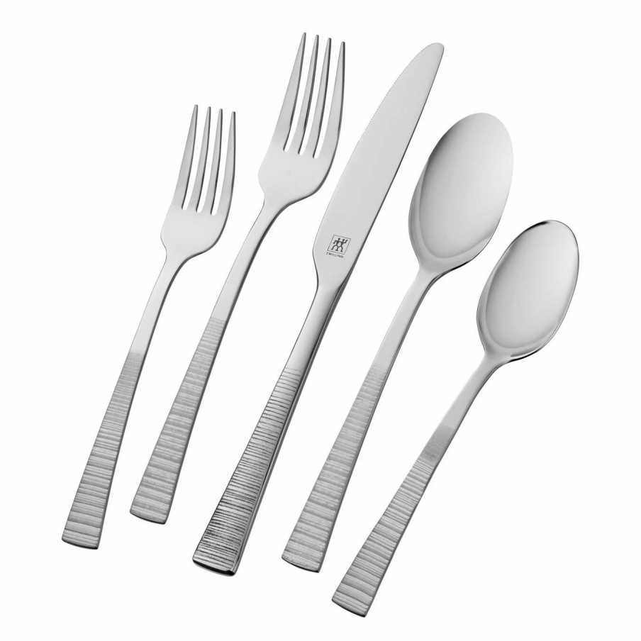 Zwilling * | Budget Zwilling Kingwood 20-Pc Flatware Set, 18/10 Stainless Steel