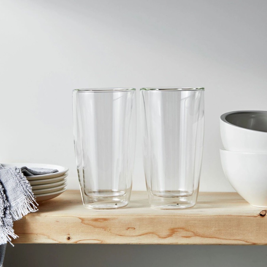 Zwilling * | Budget Henckels Cafe Roma 2-Pc, Latte Glass Set