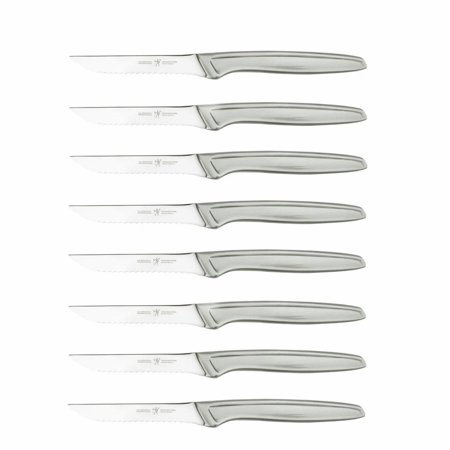 Knives * | Buy Henckels Steak Sets 8-Pc, Stainless Steel Serrated Steak Knife Set