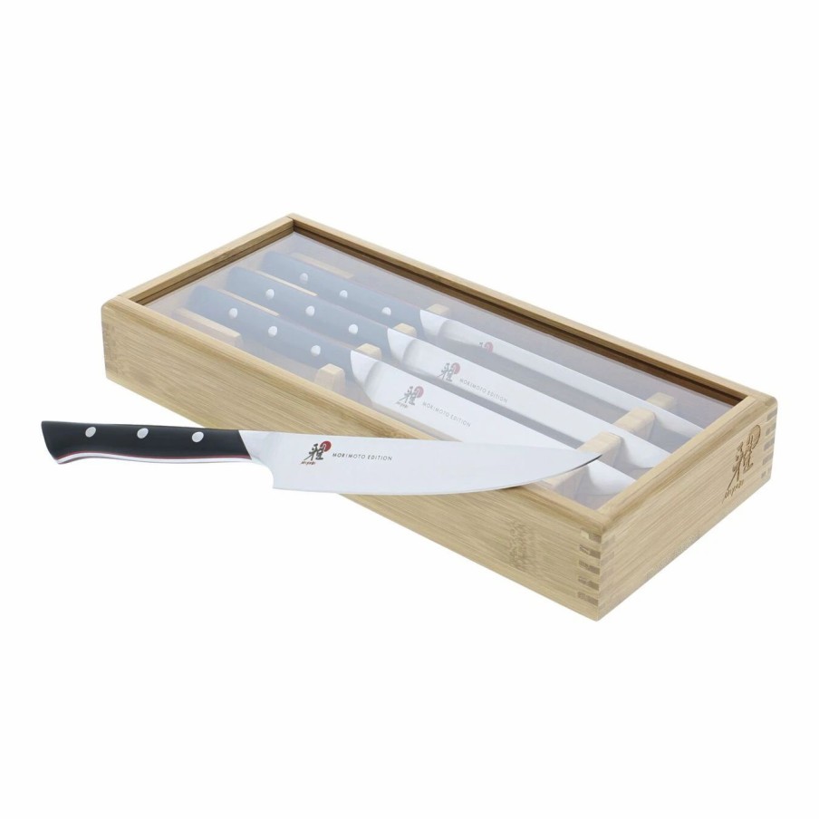 Uncategorized * | Best Reviews Of Miyabi Red Morimoto Edition 4-Pc, Steak Set