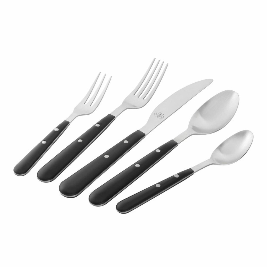 Uncategorized * | Best Deal Ballarini Avola 20-Pc, Abs, Flatware Set, Black Matte